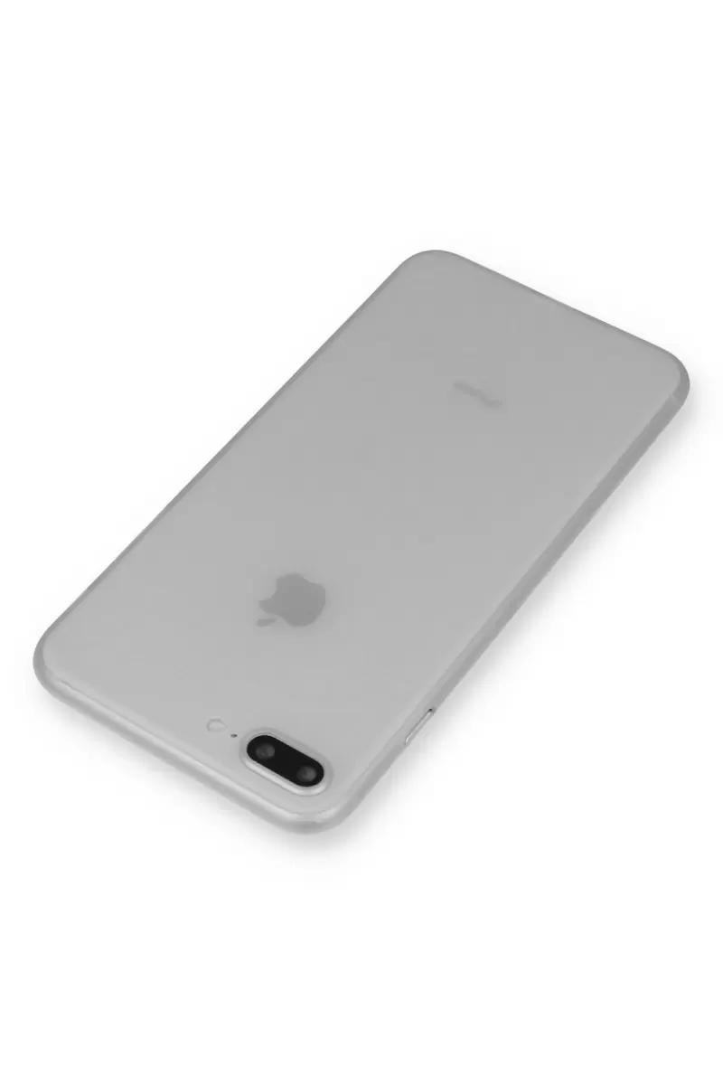 Newface Apple iPhone 7 Plus Kılıf PP Ultra İnce Kapak - Beyaz