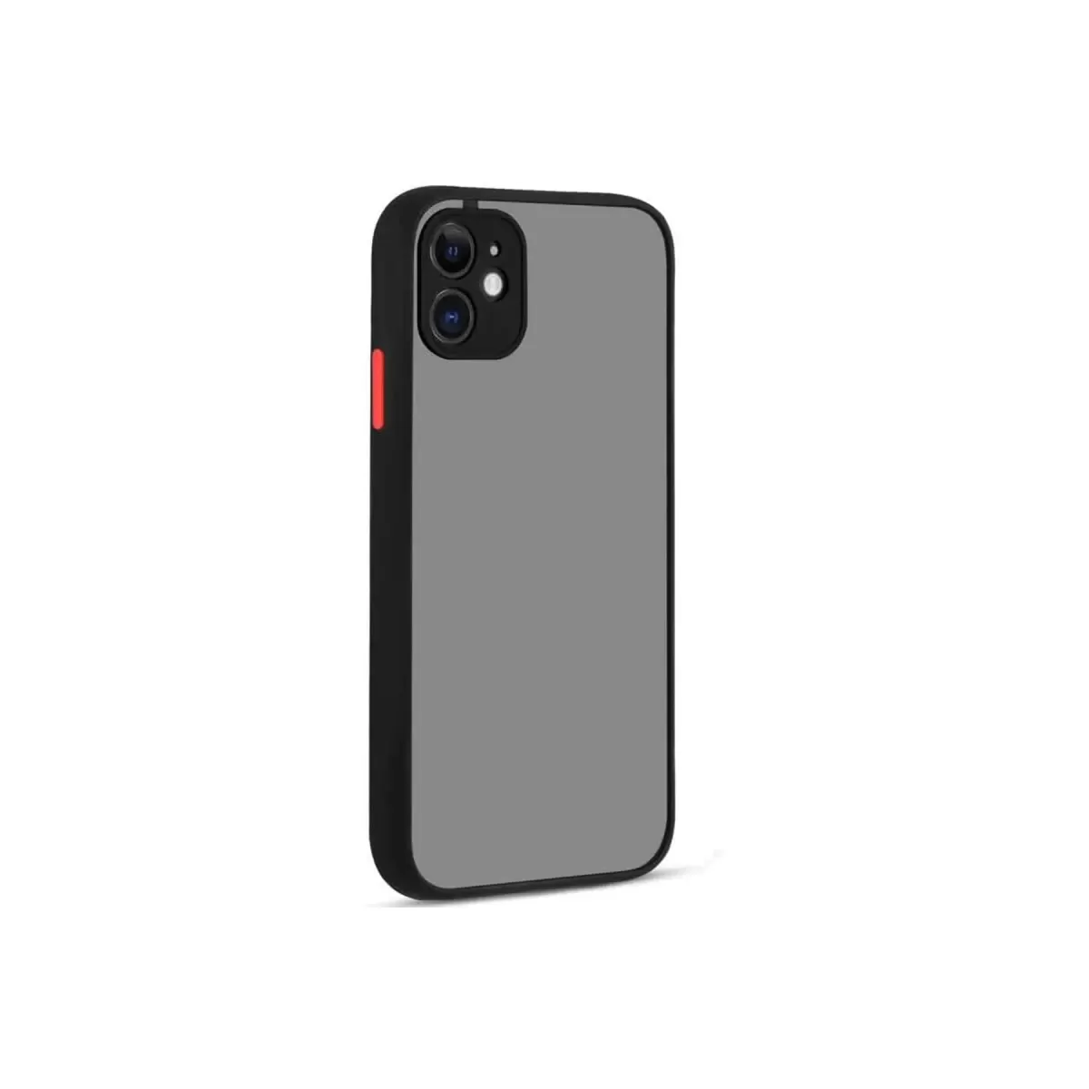 Newface Apple iPhone 12 Kılıf Montreal Silikon Kapak - Siyah