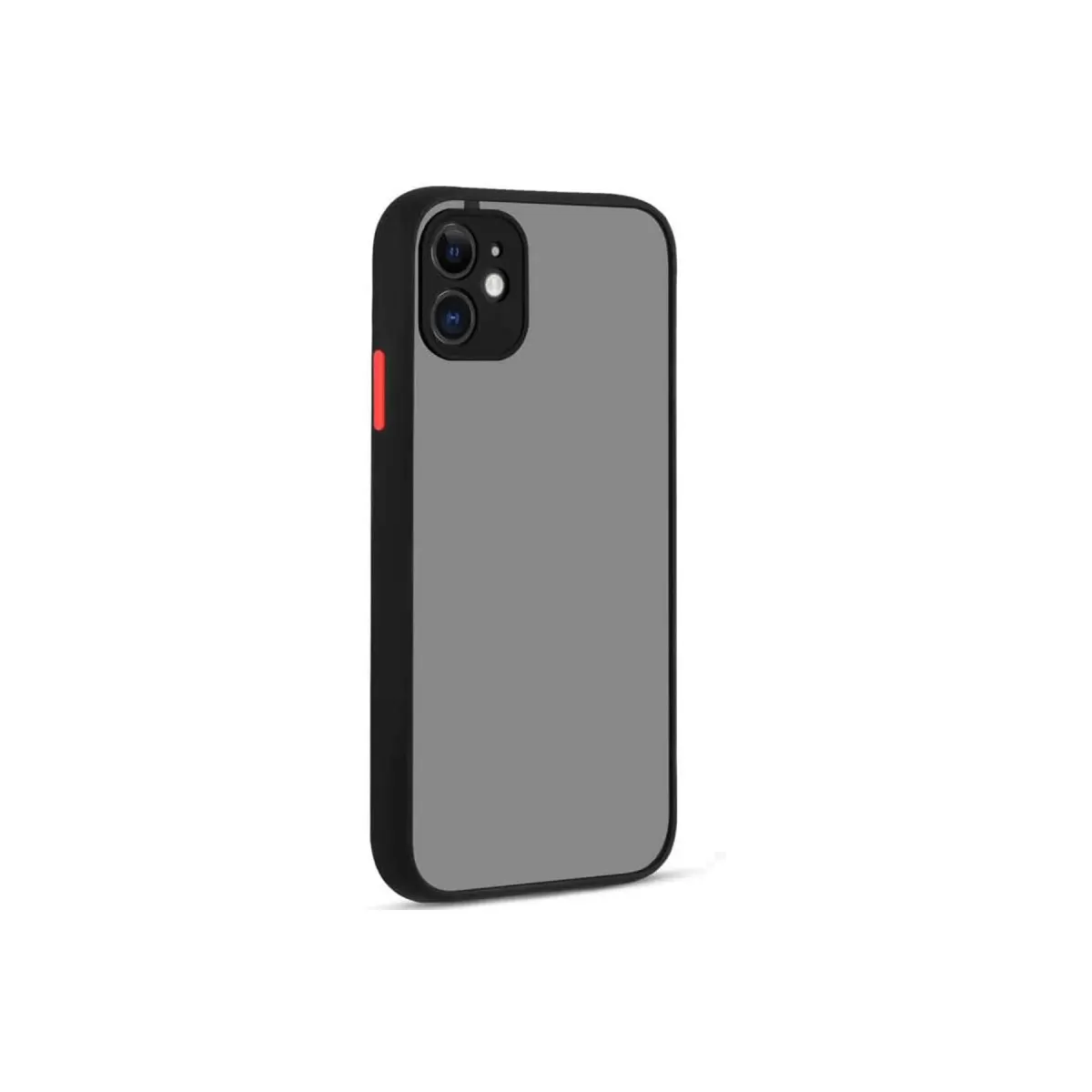 Newface Apple iPhone 12 Kılıf Montreal Silikon Kapak - Siyah