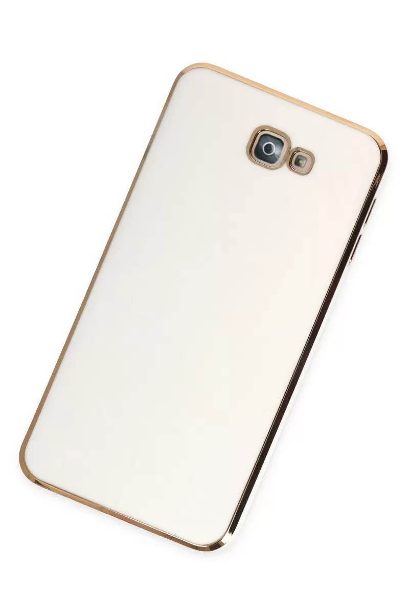 Newface Samsung Galaxy J7 Prime Kılıf Volet Silikon - Beyaz