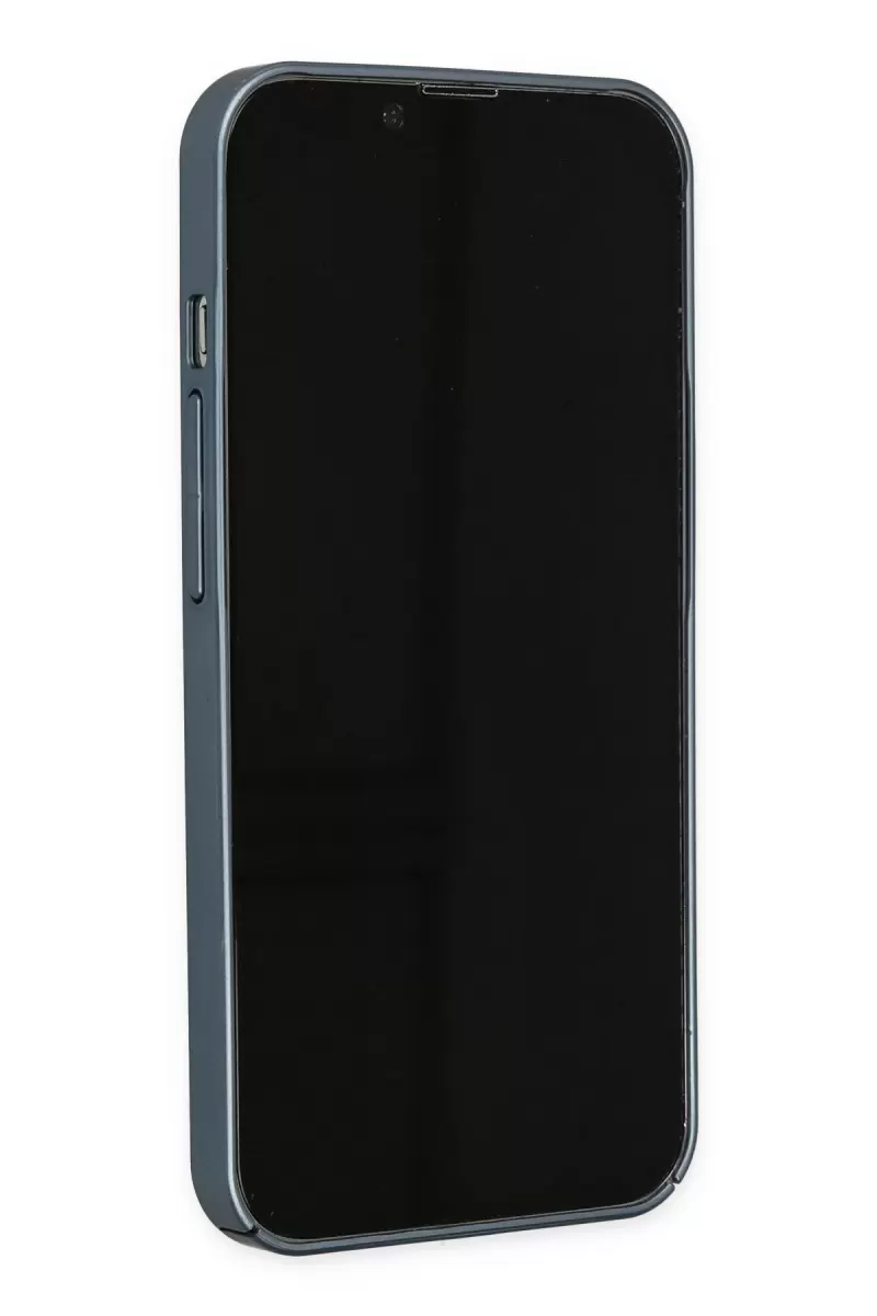 Newface Apple iPhone 13 Pro Kılıf Jack Magneticsafe Lens Silikon - Sierra Blue