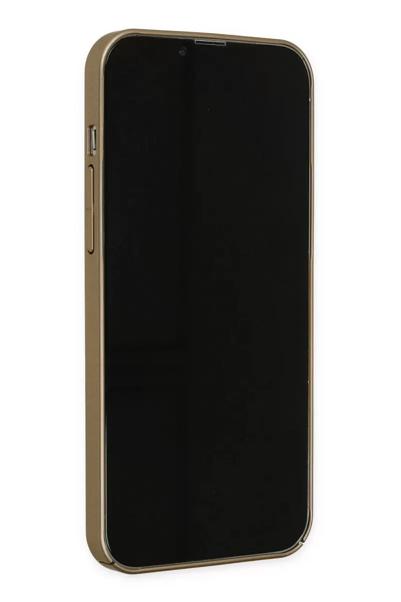 Newface Apple iPhone 13 Pro Kılıf Jack Magneticsafe Lens Silikon - Gold