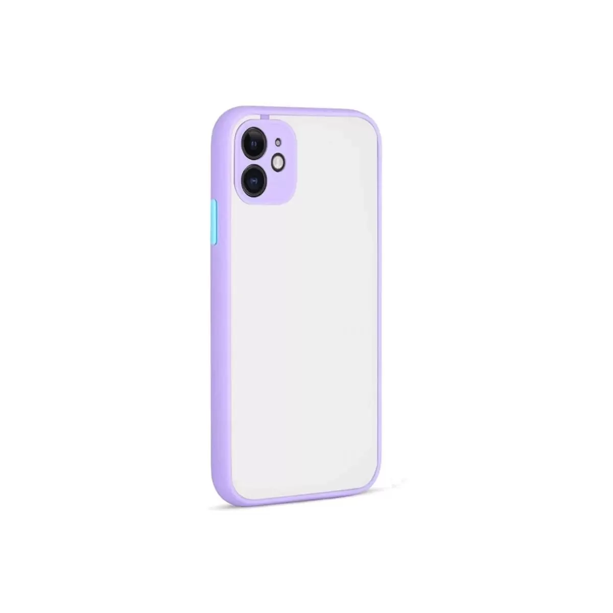 Newface Apple iPhone 12 Kılıf Montreal Silikon Kapak - Mor