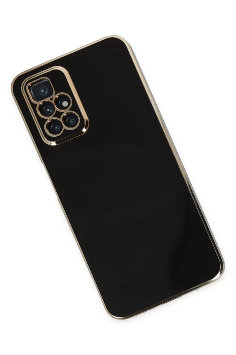Newface Xiaomi Redmi 10 2022 Kılıf Volet Silikon - Siyah