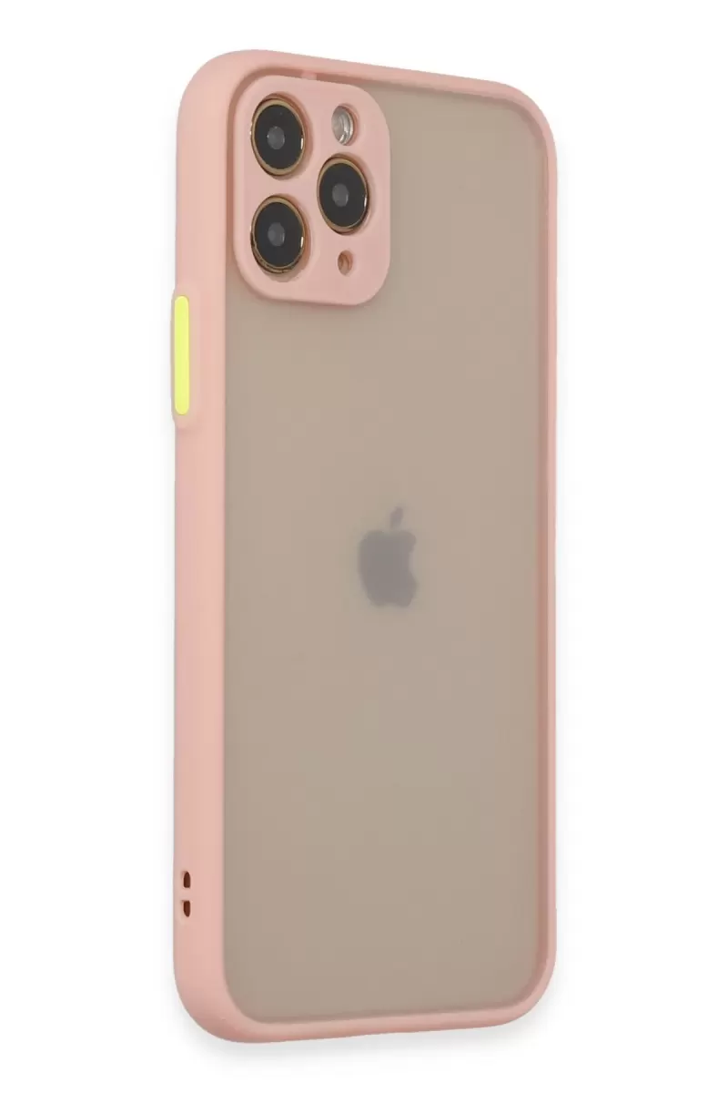 Newface Apple iPhone 11 Pro Kılıf Montreal Silikon Kapak - Pembe