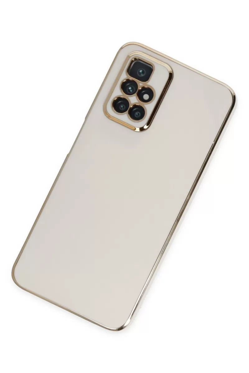 Newface Xiaomi Redmi 10 2022 Kılıf Volet Silikon - Beyaz