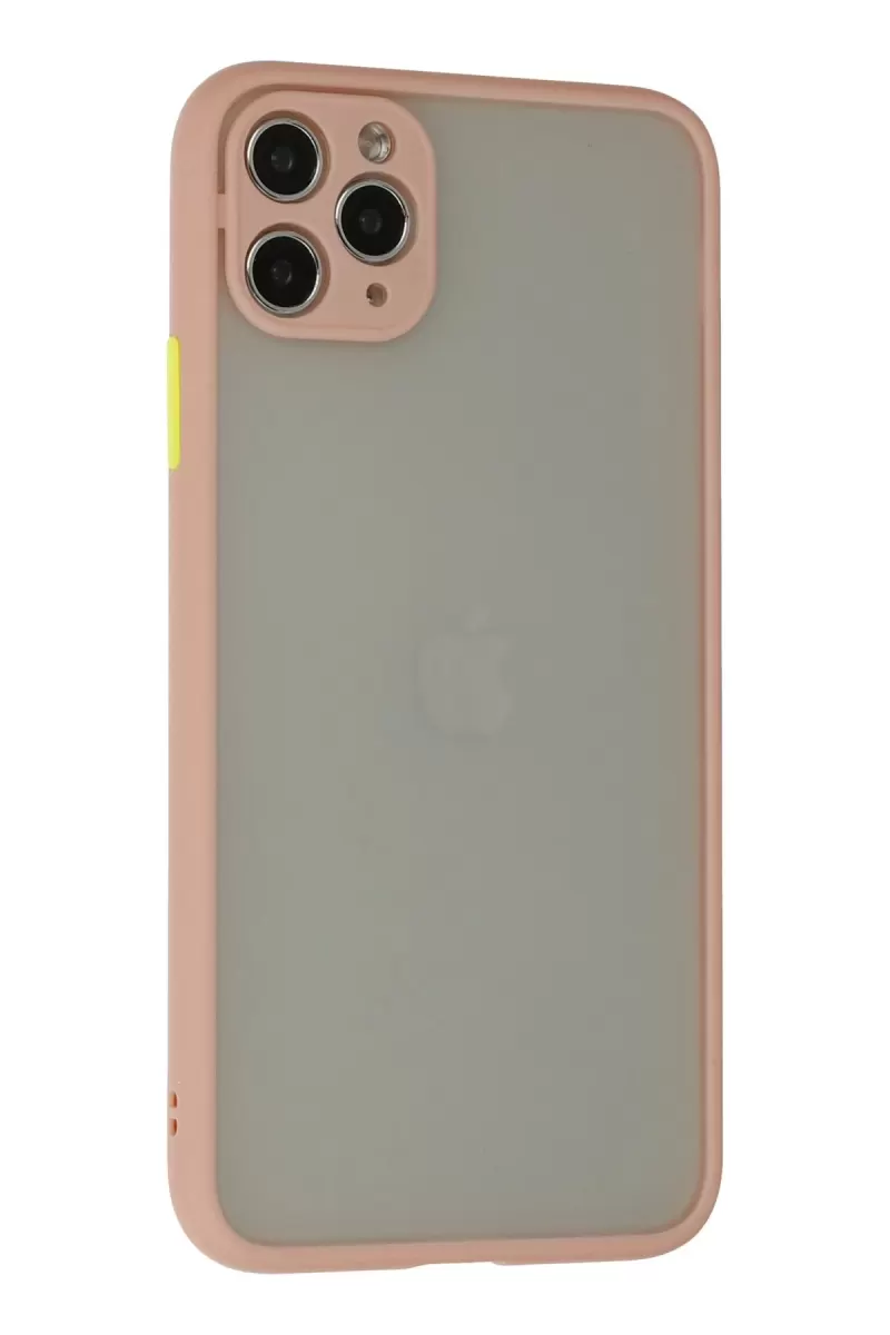 Newface Apple iPhone 12 Pro Kılıf Montreal Silikon Kapak - Pembe