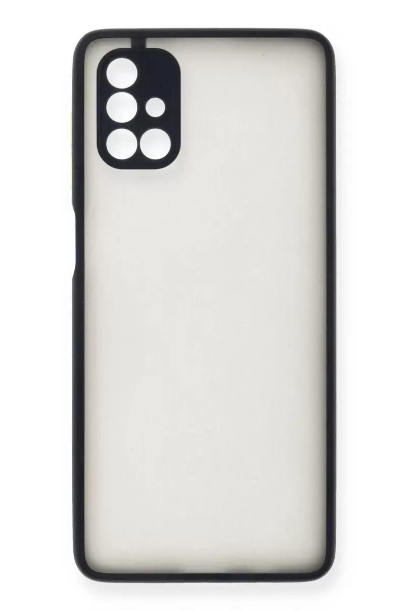 Newface Samsung Galaxy M51 Kılıf Montreal Silikon Kapak - Lacivert