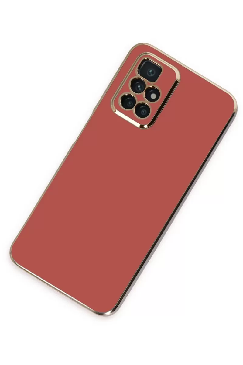 Newface Xiaomi Redmi 10 2022 Kılıf Volet Silikon - Kırmızı