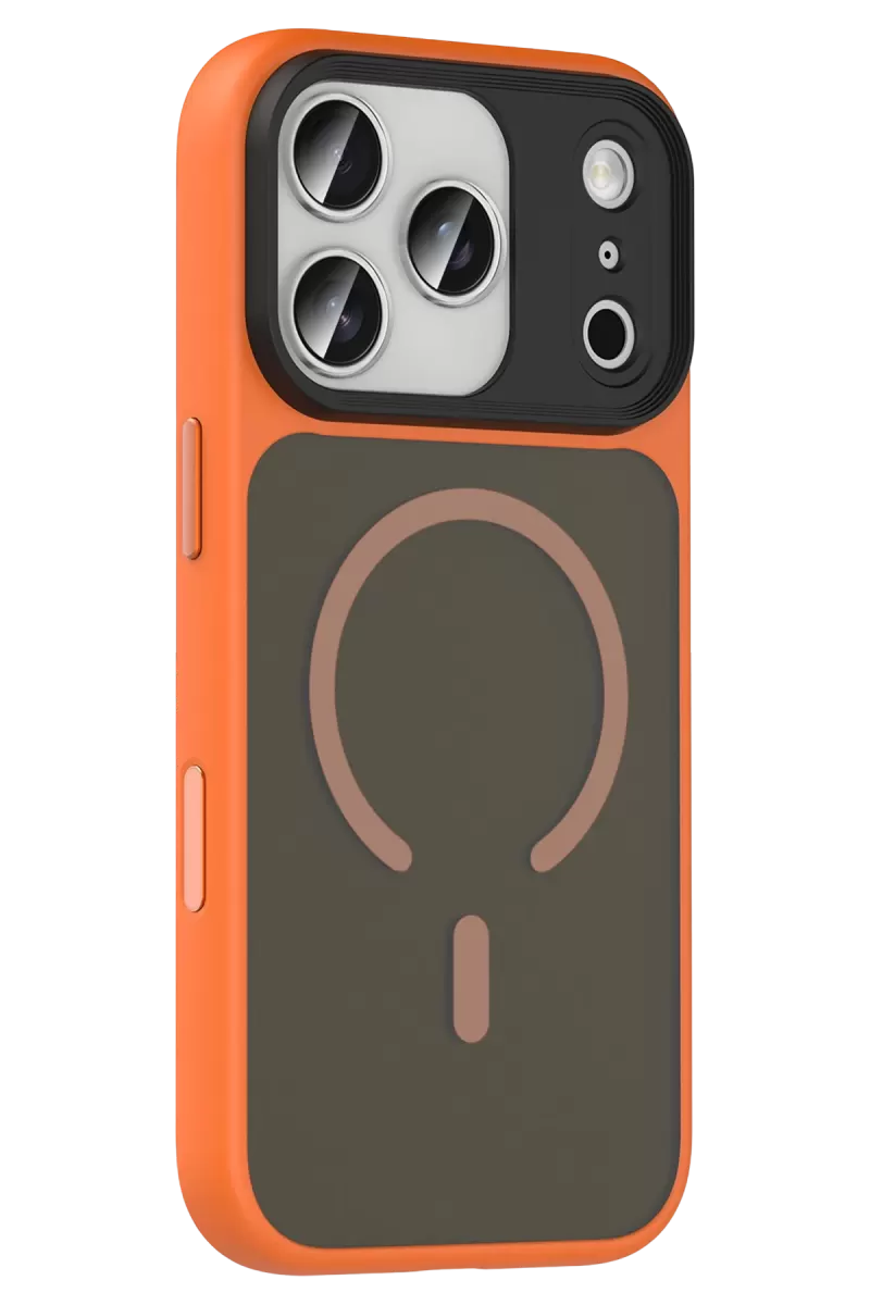 Joko Apple iPhone 17 Pro Max Megane Magsafe Kapak - Turuncu