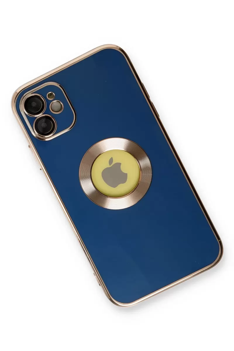 Newface Apple iPhone 12 Kılıf Store Silikon - Mavi
