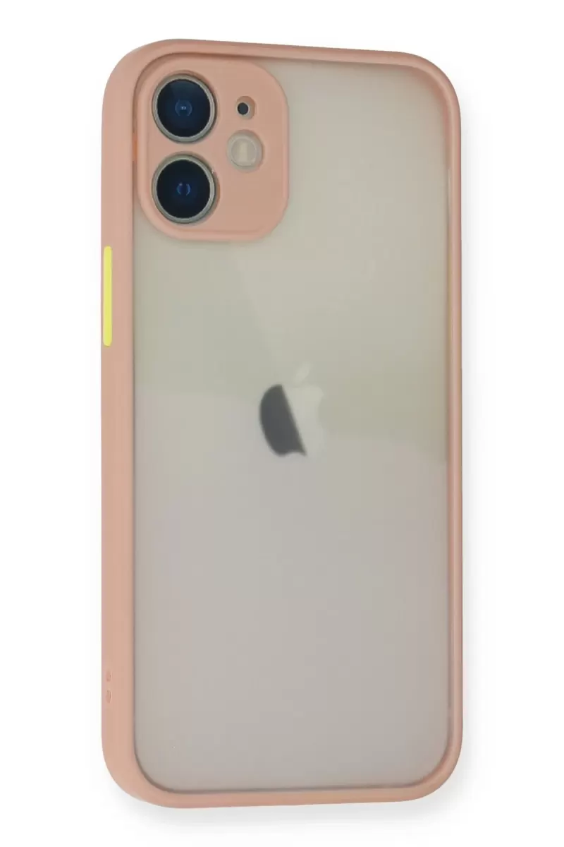 Newface Apple iPhone 11 Pro Max Kılıf Montreal Silikon Kapak - Pembe