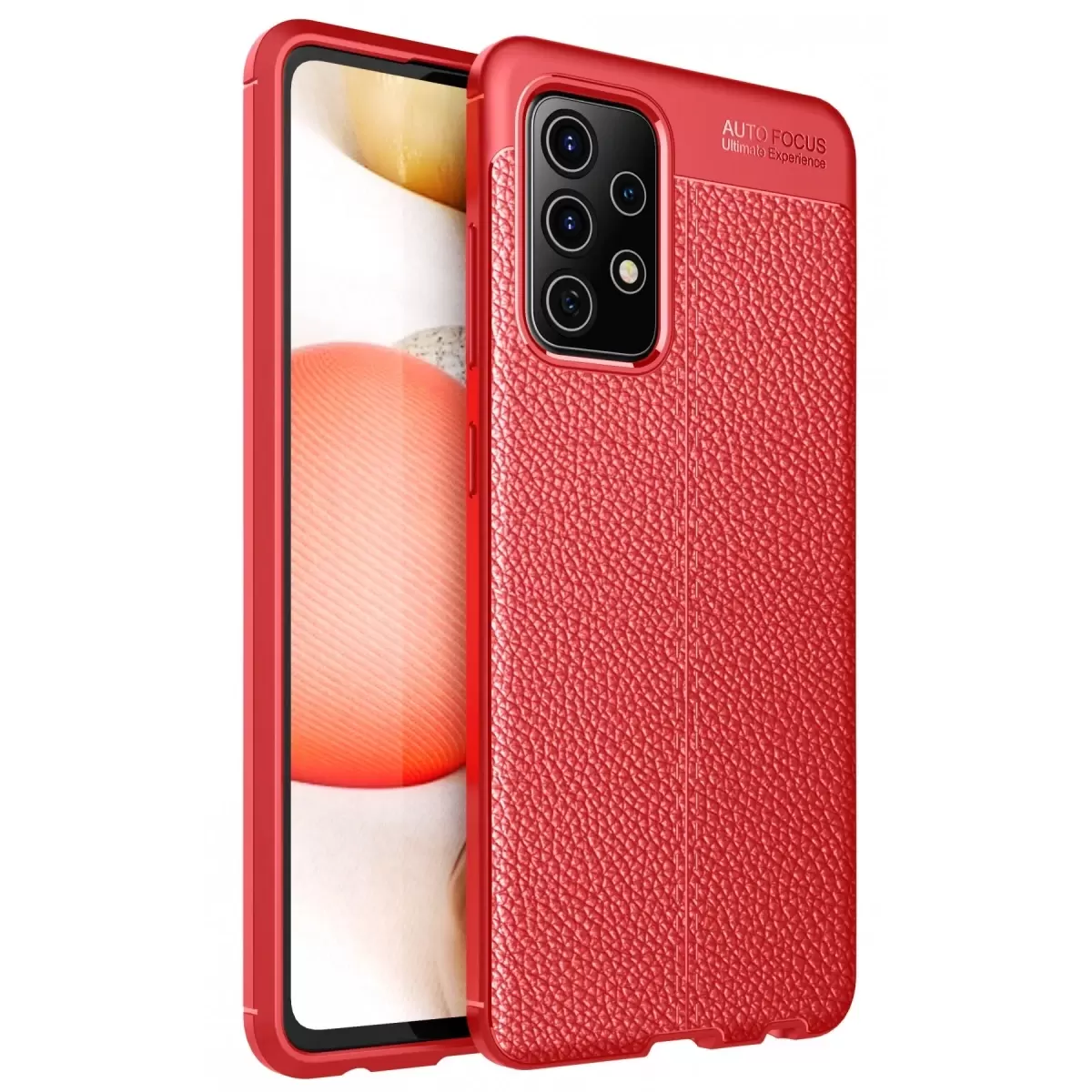 Newface Samsung Galaxy A52 Kılıf Auto Focus Kapak - Kırmızı
