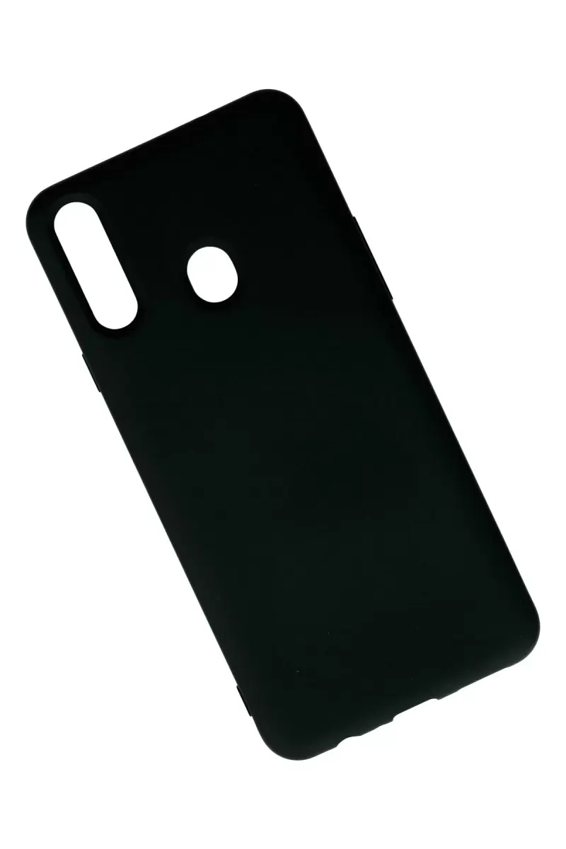 Newface Samsung Galaxy A20S Kılıf Nano içi Kadife Silikon - Siyah