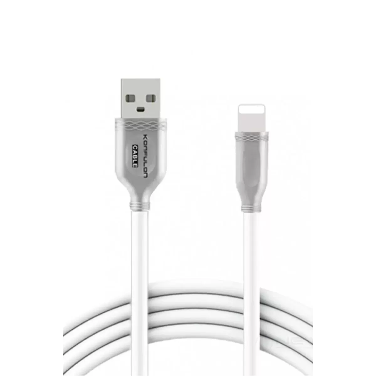 Konfulon S48 Lightning Kablo iphone Uyumlu 1M 3A - Beyaz
