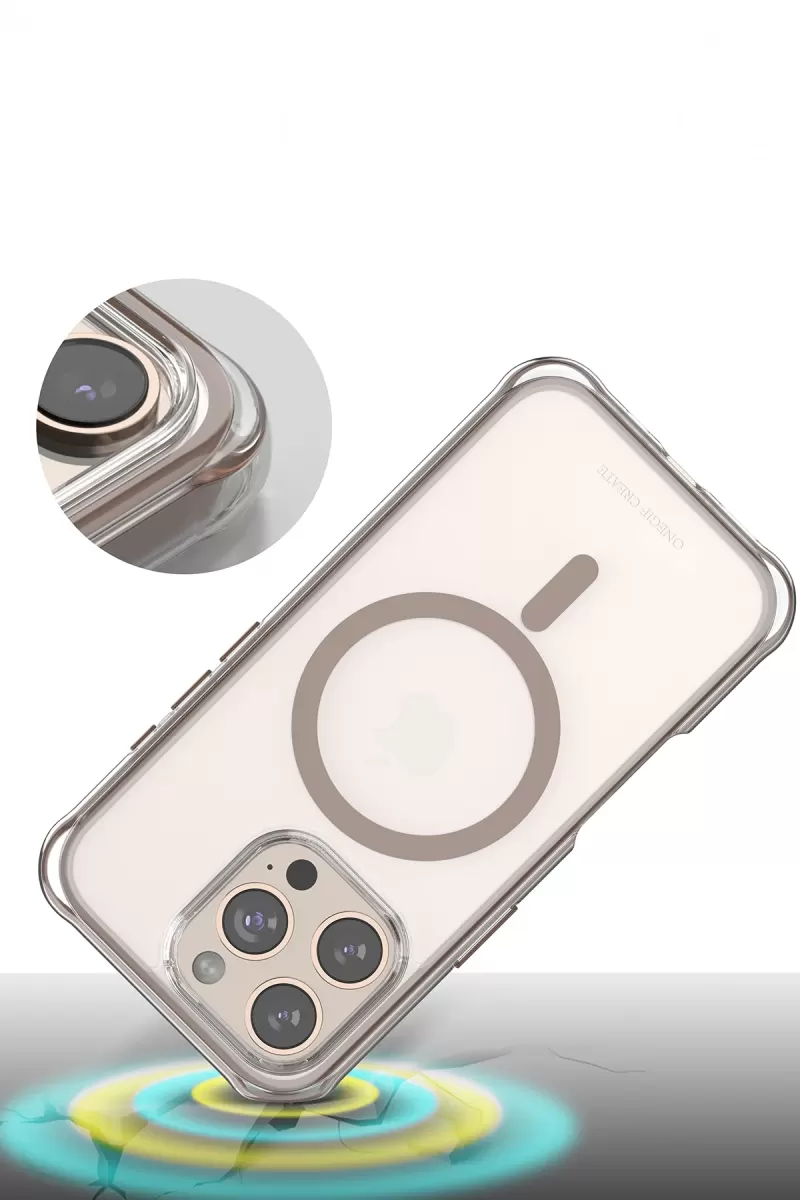 Onegif Apple iPhone 16 Pro Hulk Magsafe Kapak - Beyaz