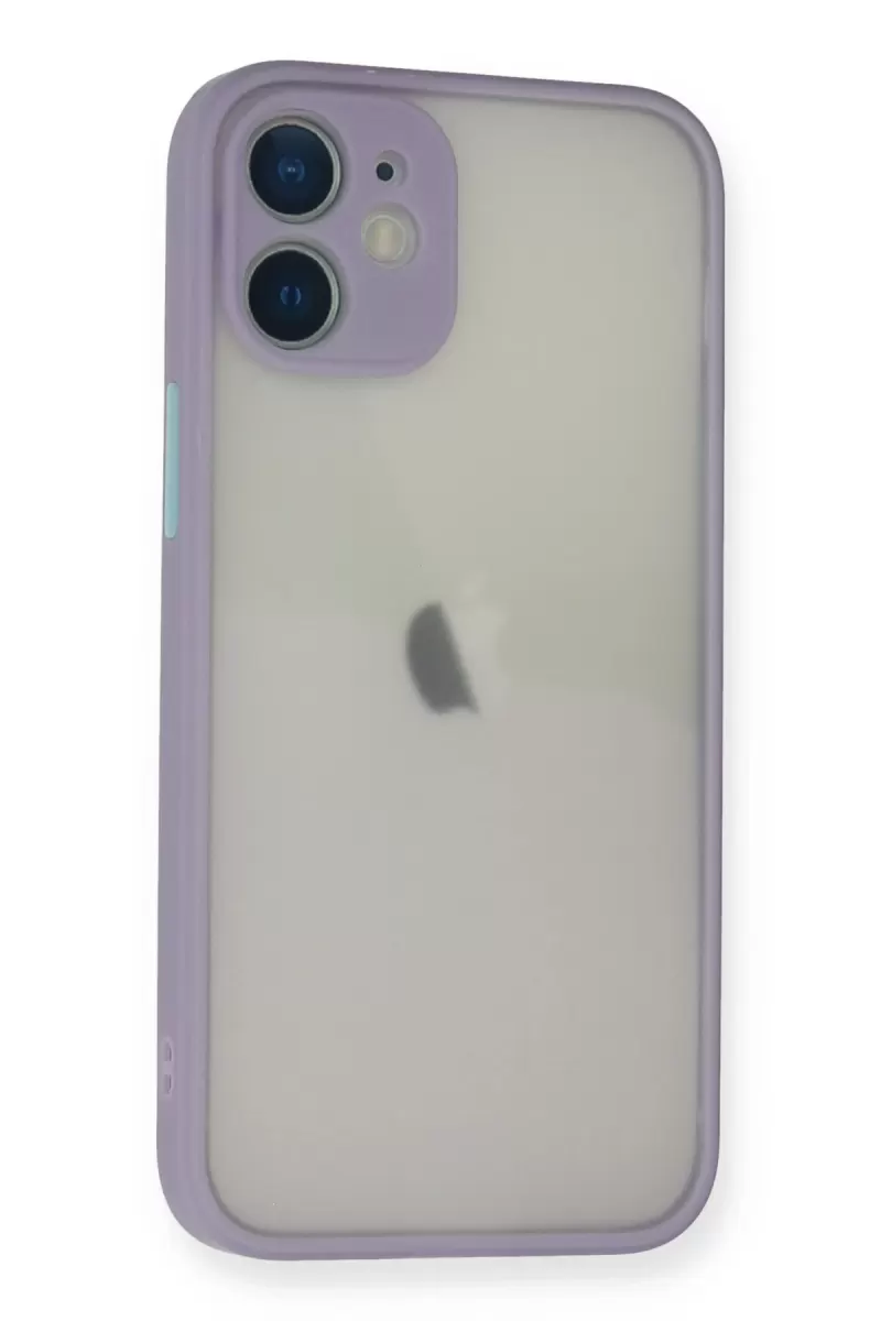 Newface Apple iPhone 11 Pro Max Kılıf Montreal Silikon Kapak - Mor