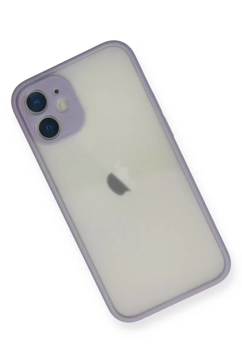 Newface Apple iPhone 11 Pro Max Kılıf Montreal Silikon Kapak - Mor
