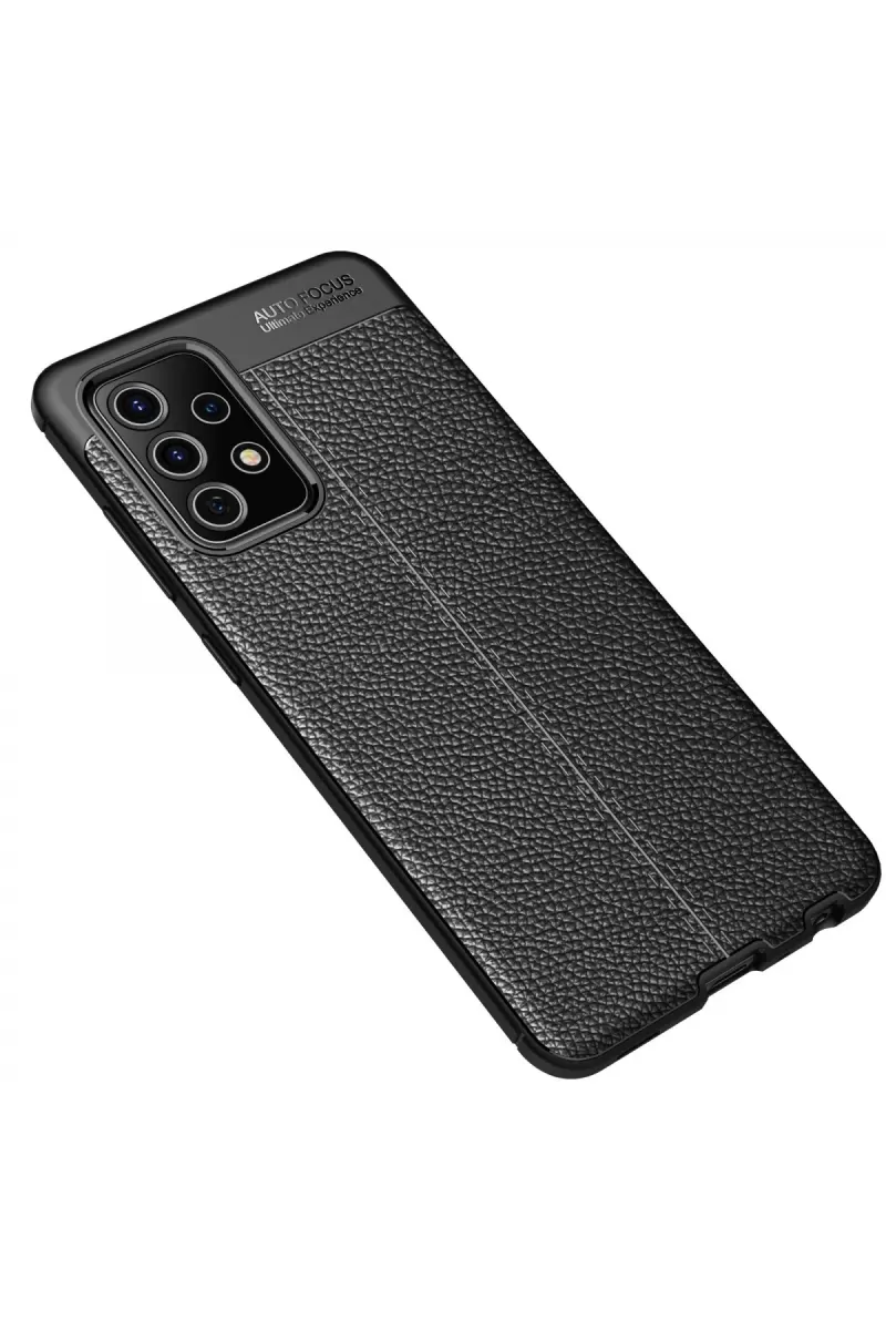 Newface Samsung Galaxy A72 Kılıf Auto Focus Kapak - Siyah