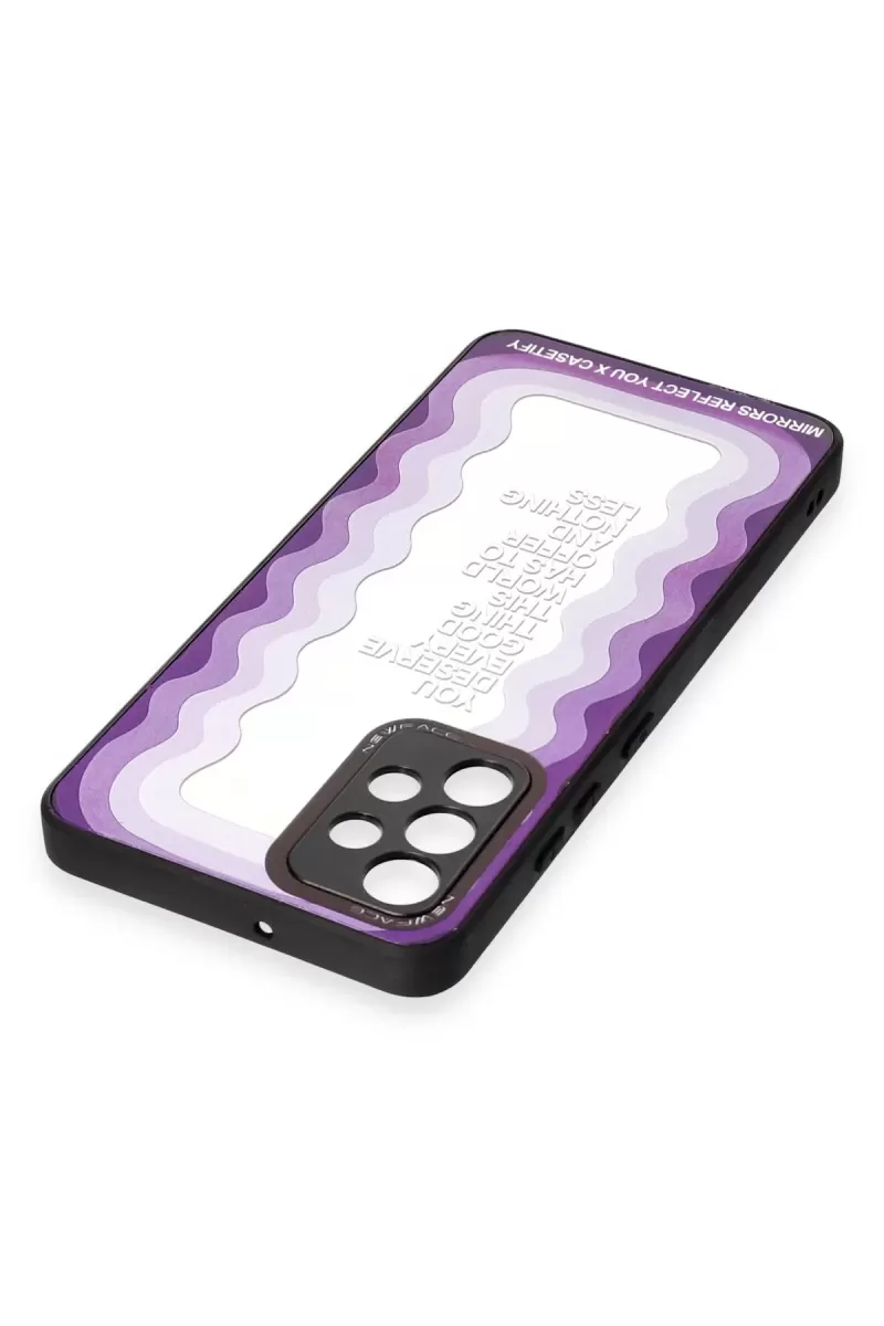 Newface Samsung Galaxy A52 Kılıf Mirror Desenli Kapak - Mirror - 5