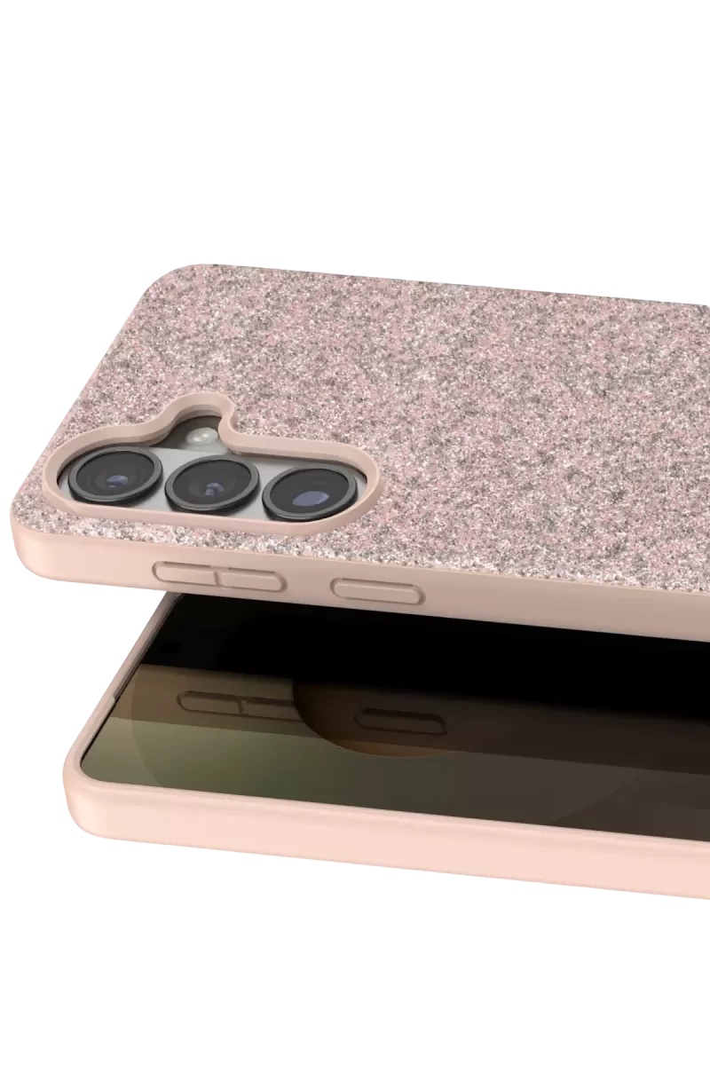 Onegif Samsung Galaxy S26 Plus Bright Simli Kapak - Pembe