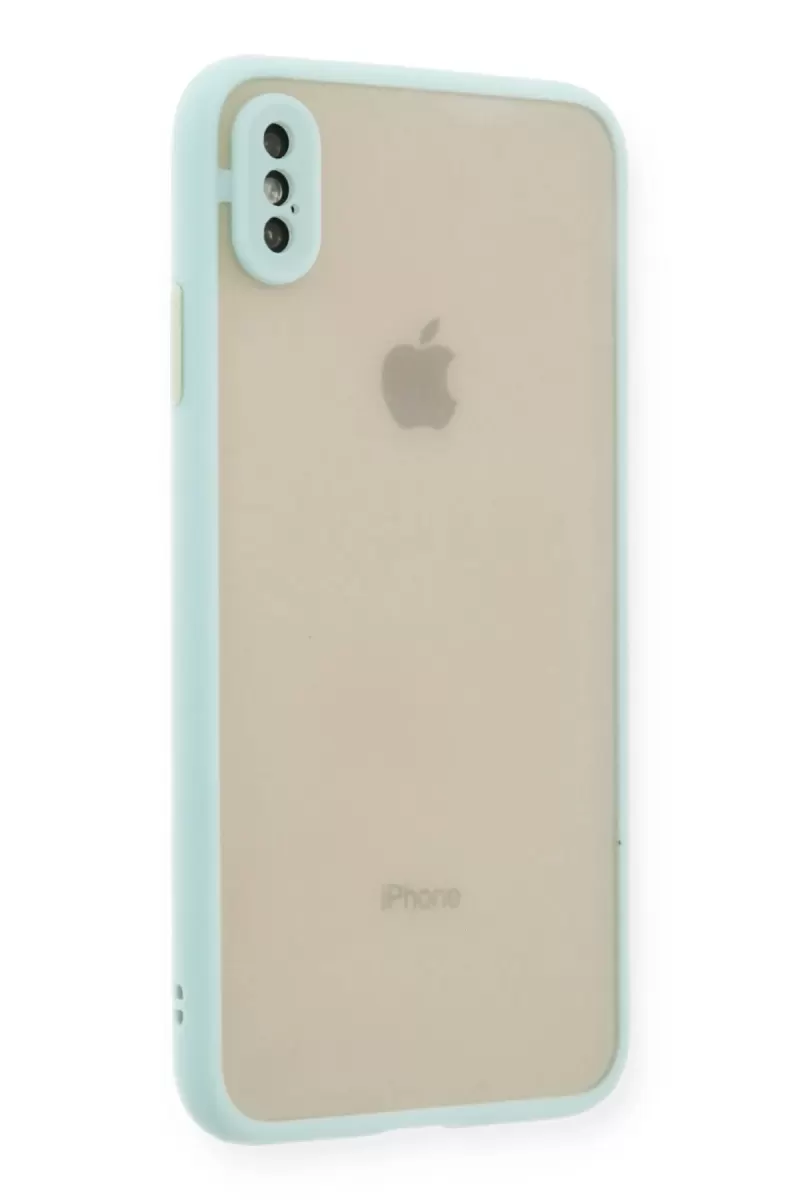 Newface Apple iPhone X Kılıf Montreal Silikon Kapak - Turkuaz