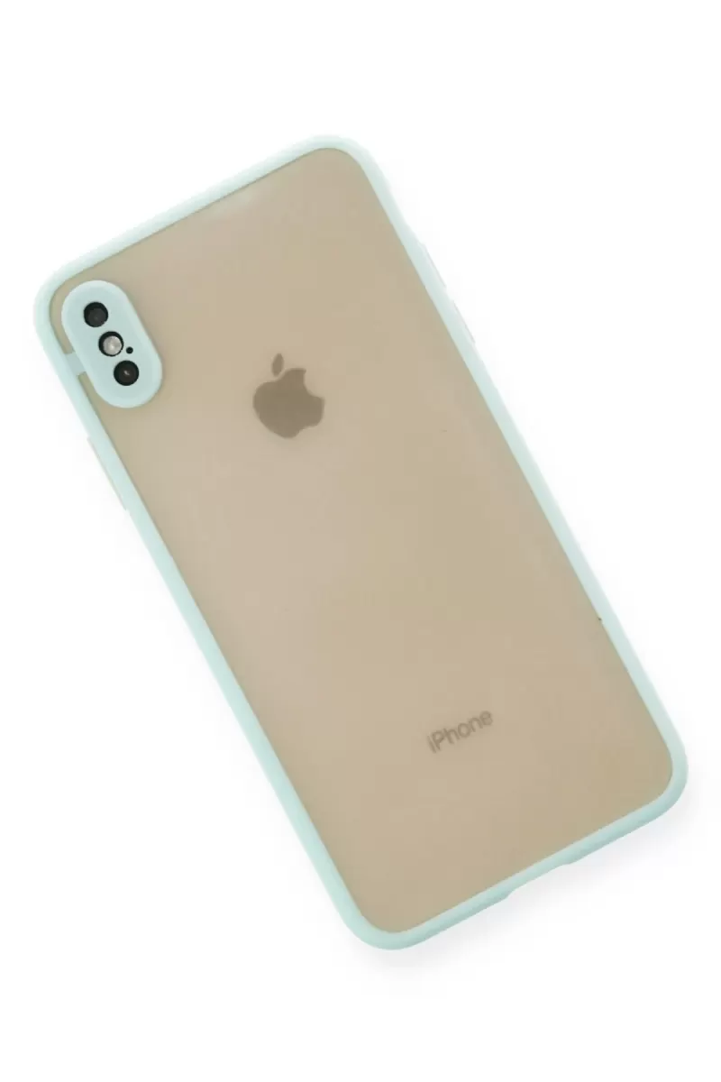 Newface Apple iPhone X Kılıf Montreal Silikon Kapak - Turkuaz