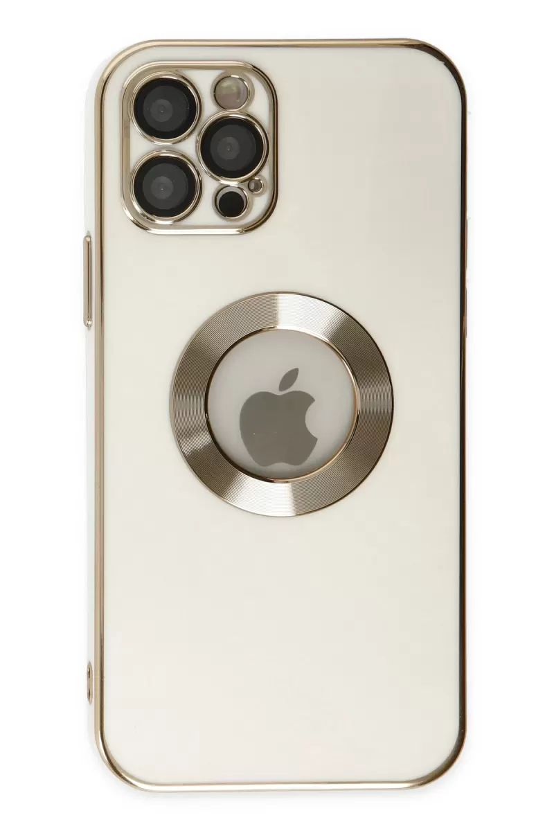 Newface Apple iPhone 12 Pro Kılıf Store Silikon - Beyaz