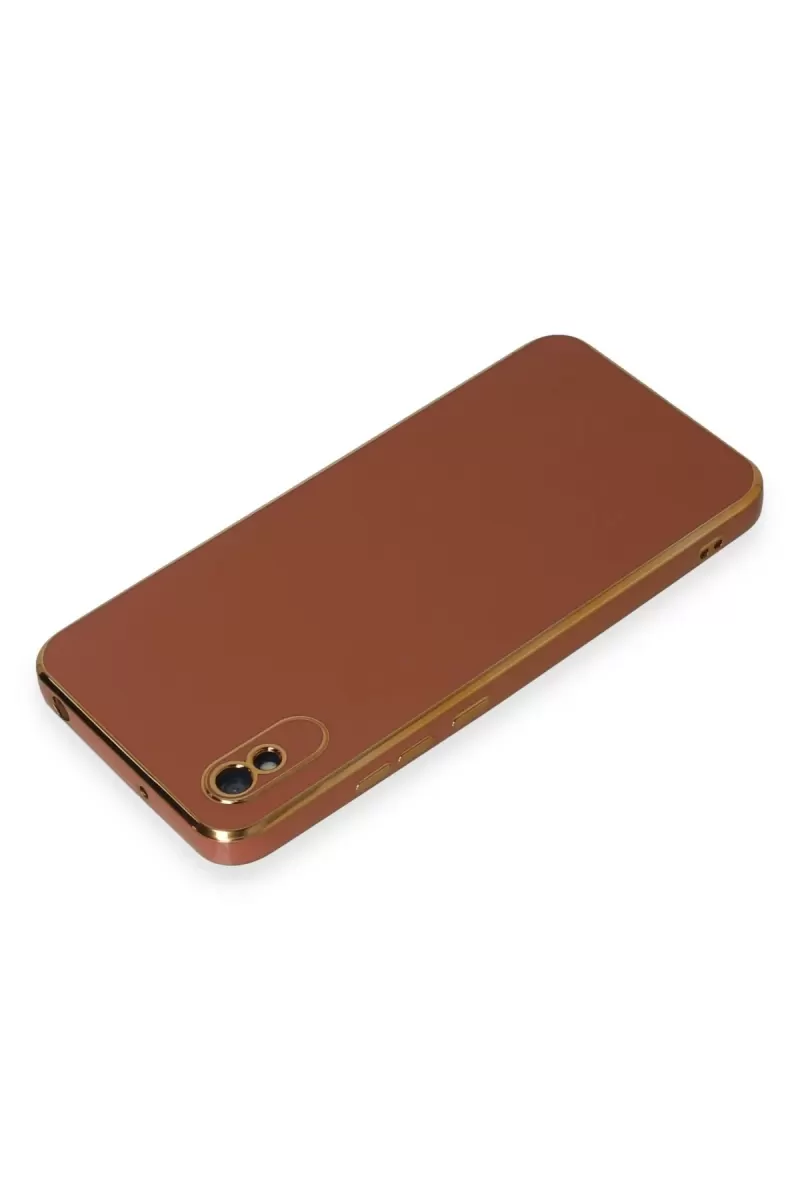 Newface Xiaomi Redmi 9A Kılıf Volet Silikon - Kırmızı