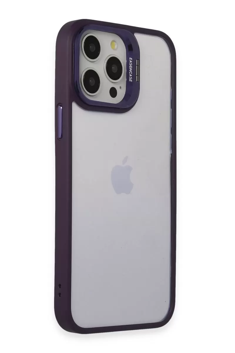 Joko Apple iPhone 14 Pro Kılıf Roblox Lens Standlı Kapak - Mor