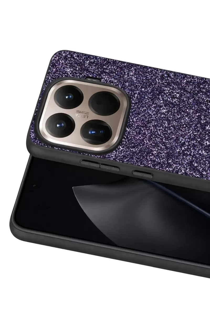 Onegif Xiaomi Mi 15T Pro Bright Simli Kapak - Derin Mor