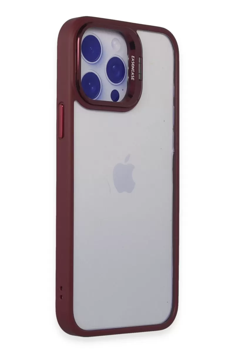 Joko Apple iPhone 14 Pro Kılıf Roblox Lens Standlı Kapak - Bordo