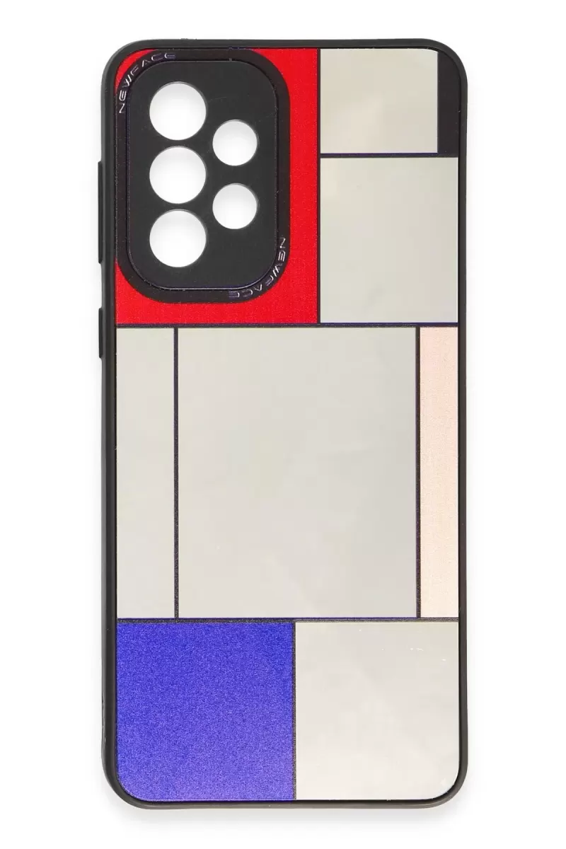 Newface Samsung Galaxy A73 5G Kılıf Mirror Desenli Kapak - Mirror - 9