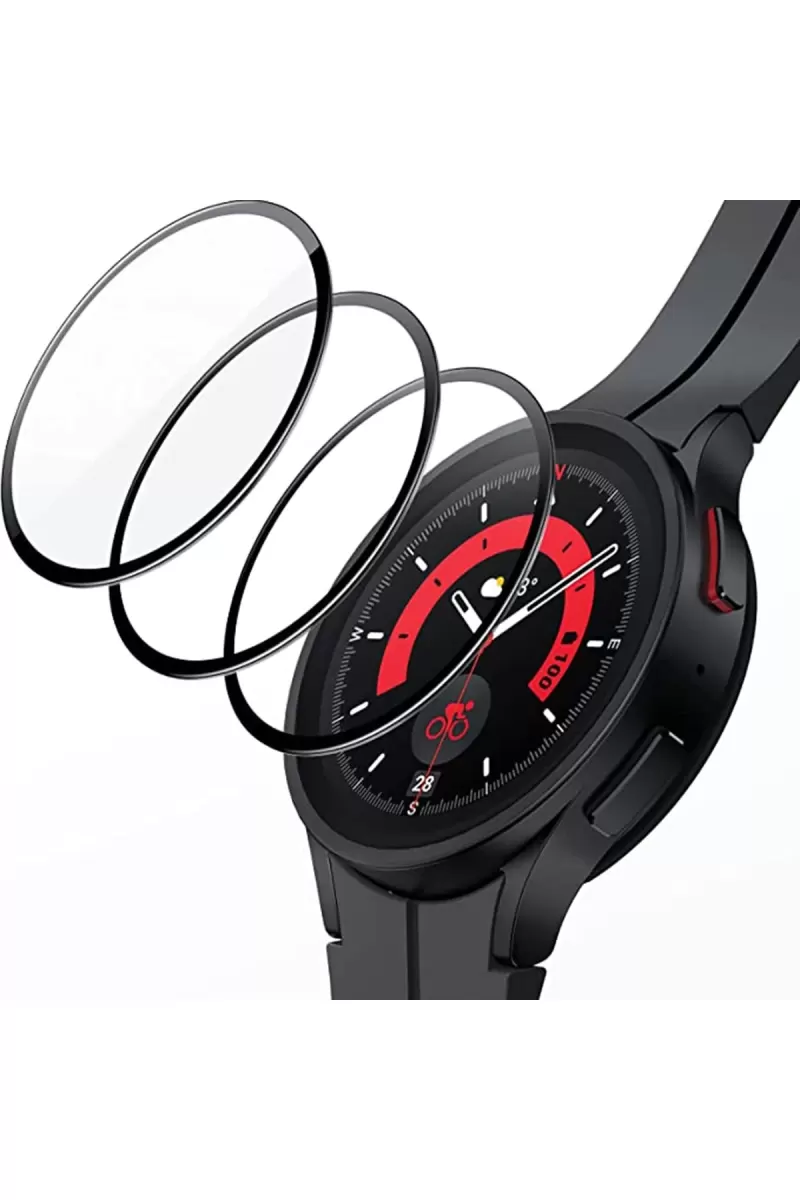 Newface Watch 5 Pro 45mm Polymer Nano Ekran Koruyucu - Şeffaf