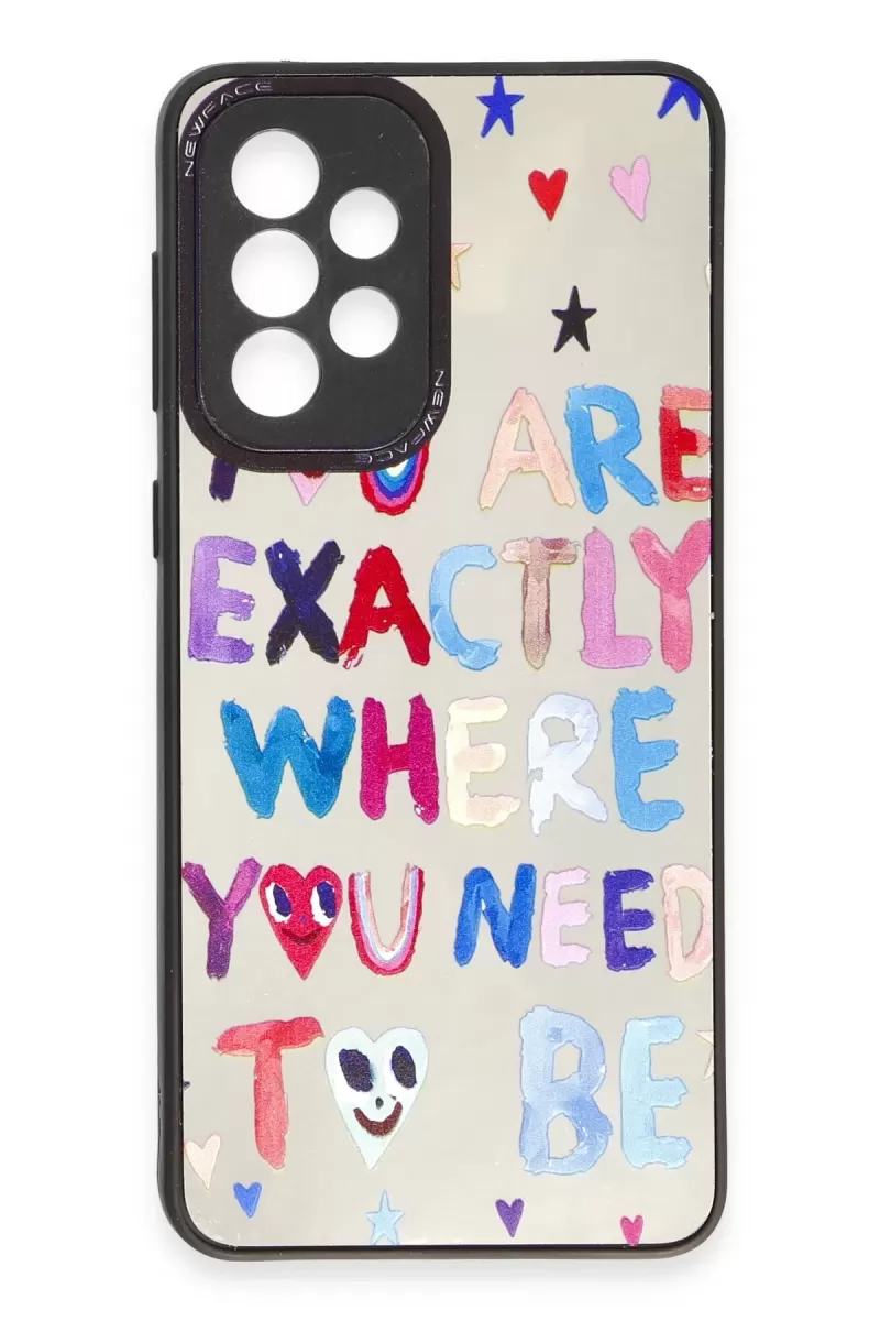 Newface Samsung Galaxy A73 5G Kılıf Mirror Desenli Kapak - Mirror - 10
