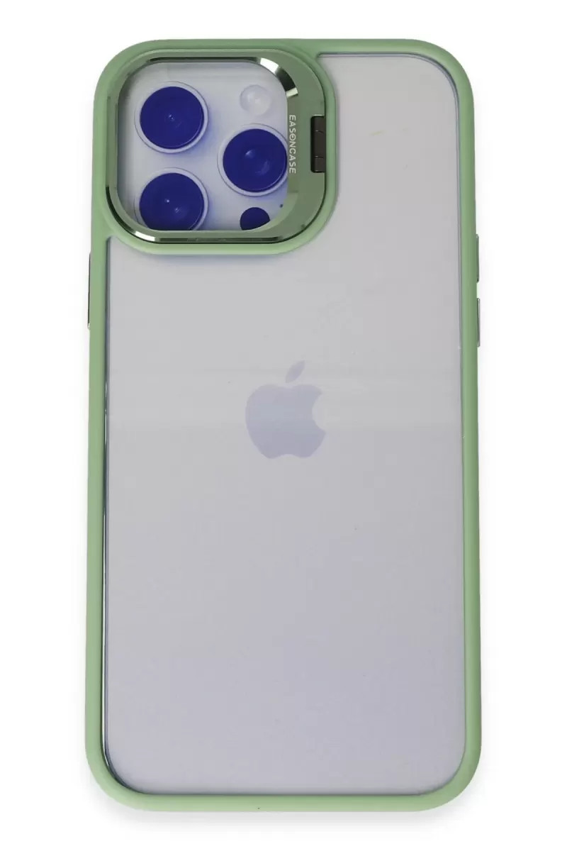 Joko Apple iPhone 15 Pro Max Kılıf Roblox Lens Standlı Kapak - Yeşil