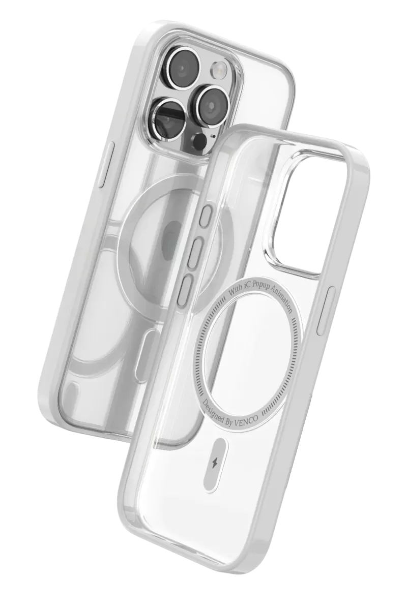 Venco Apple iPhone 15 Pro Max Joly Magsafe Kapak - Beyaz