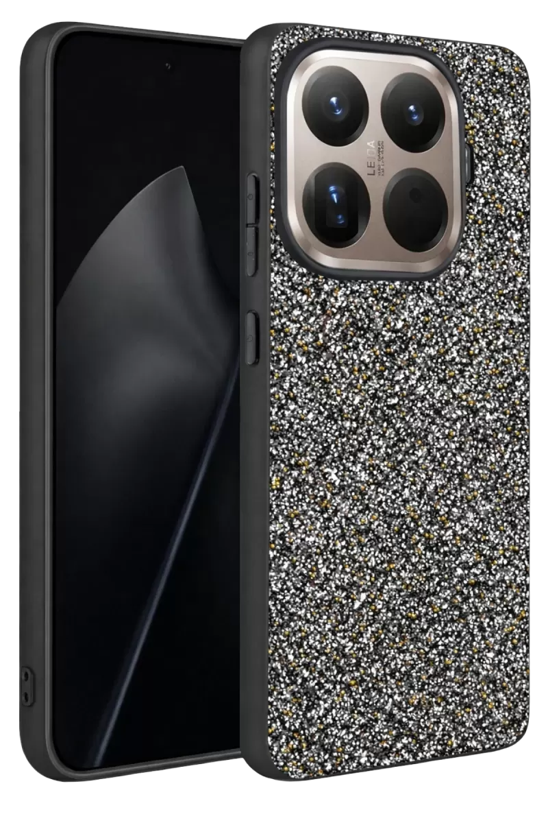Onegif Xiaomi Mi 15T Pro Bright Simli Kapak - Gold