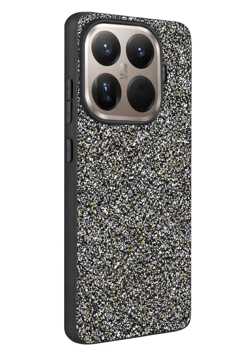 Onegif Xiaomi Mi 15T Pro Bright Simli Kapak - Gold