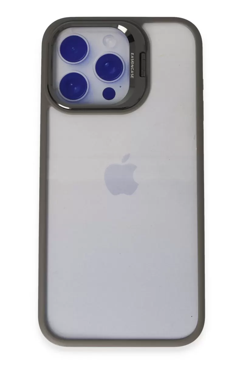 Joko Apple iPhone 15 Pro Max Kılıf Roblox Lens Standlı Kapak - Titan Gri