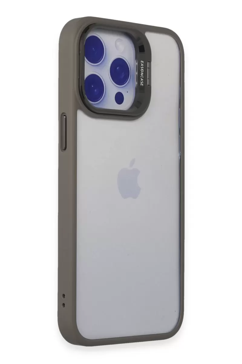 Joko Apple iPhone 15 Pro Max Kılıf Roblox Lens Standlı Kapak - Titan Gri