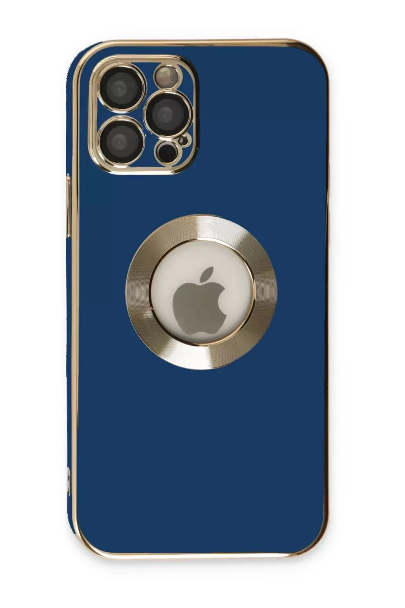 Newface Apple iPhone 12 Pro Max Kılıf Store Silikon - Mavi