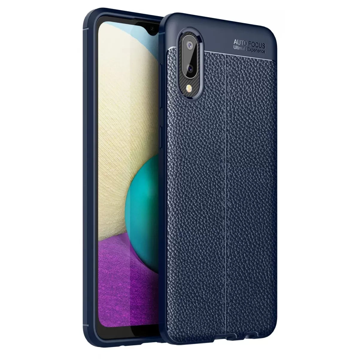 Newface Samsung Galaxy A02 Kılıf Auto Focus Kapak - Lacivert