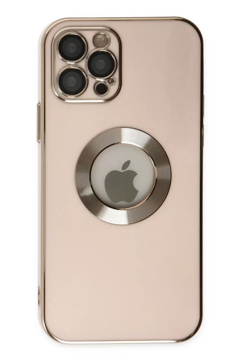 Newface Apple iPhone 12 Pro Max Kılıf Store Silikon - Pembe