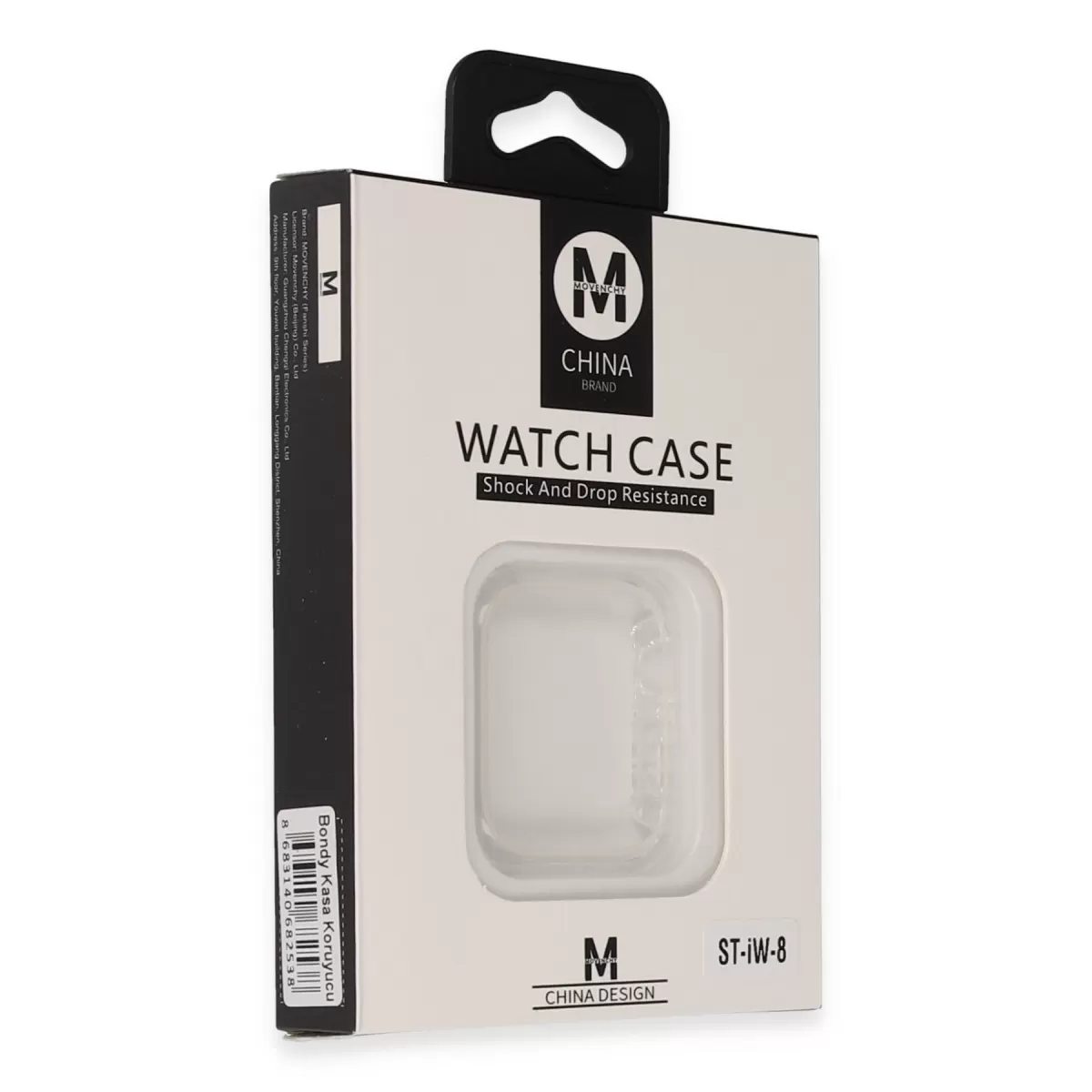 Movenchy Apple Watch Ultra 49mm Bondy Kasa Koruyucu - Beyaz