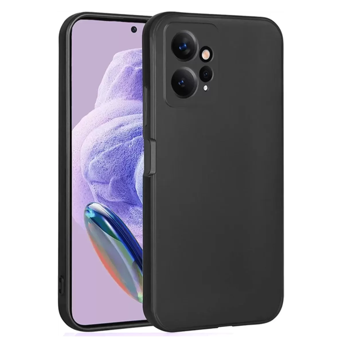 Newface Xiaomi Redmi Note 12 4G Kılıf First Silikon - Siyah