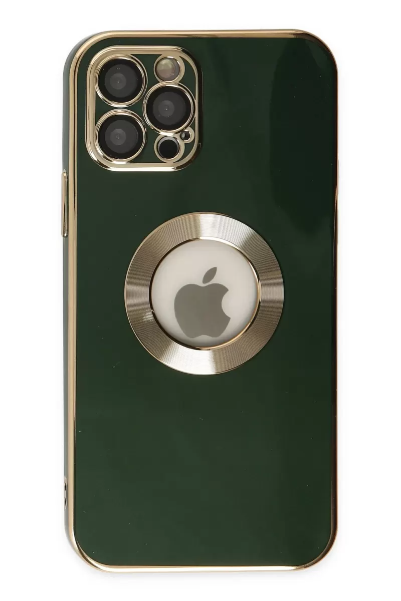 Newface Apple iPhone 12 Pro Max Kılıf Store Silikon - Yeşil