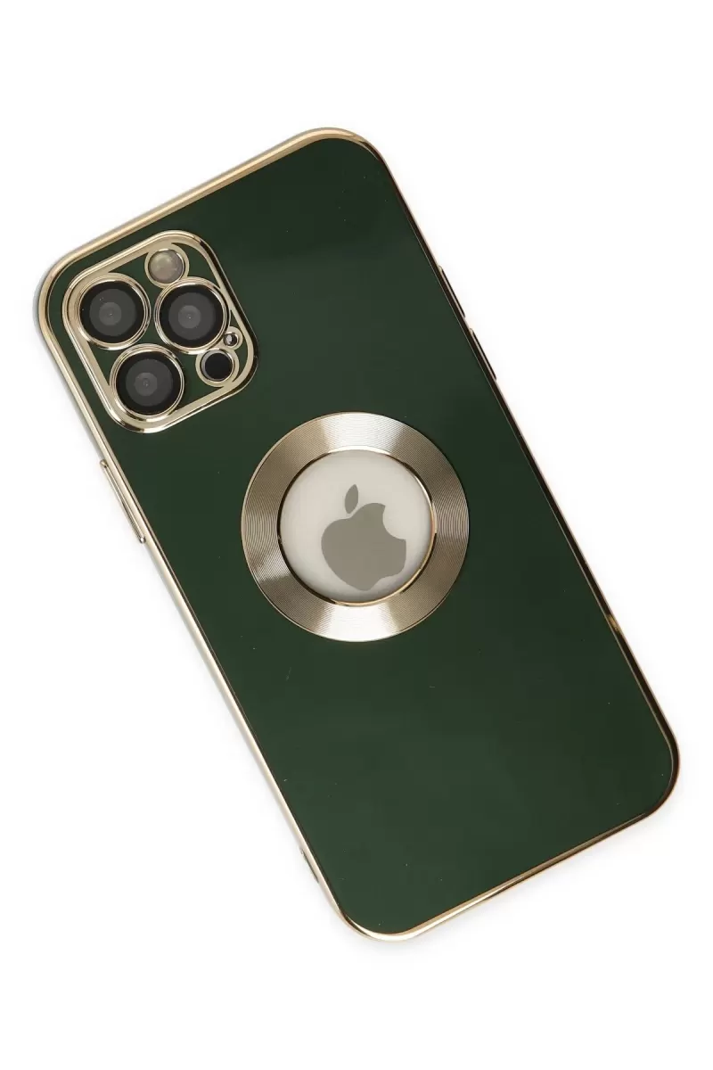 Newface Apple iPhone 12 Pro Max Kılıf Store Silikon - Yeşil