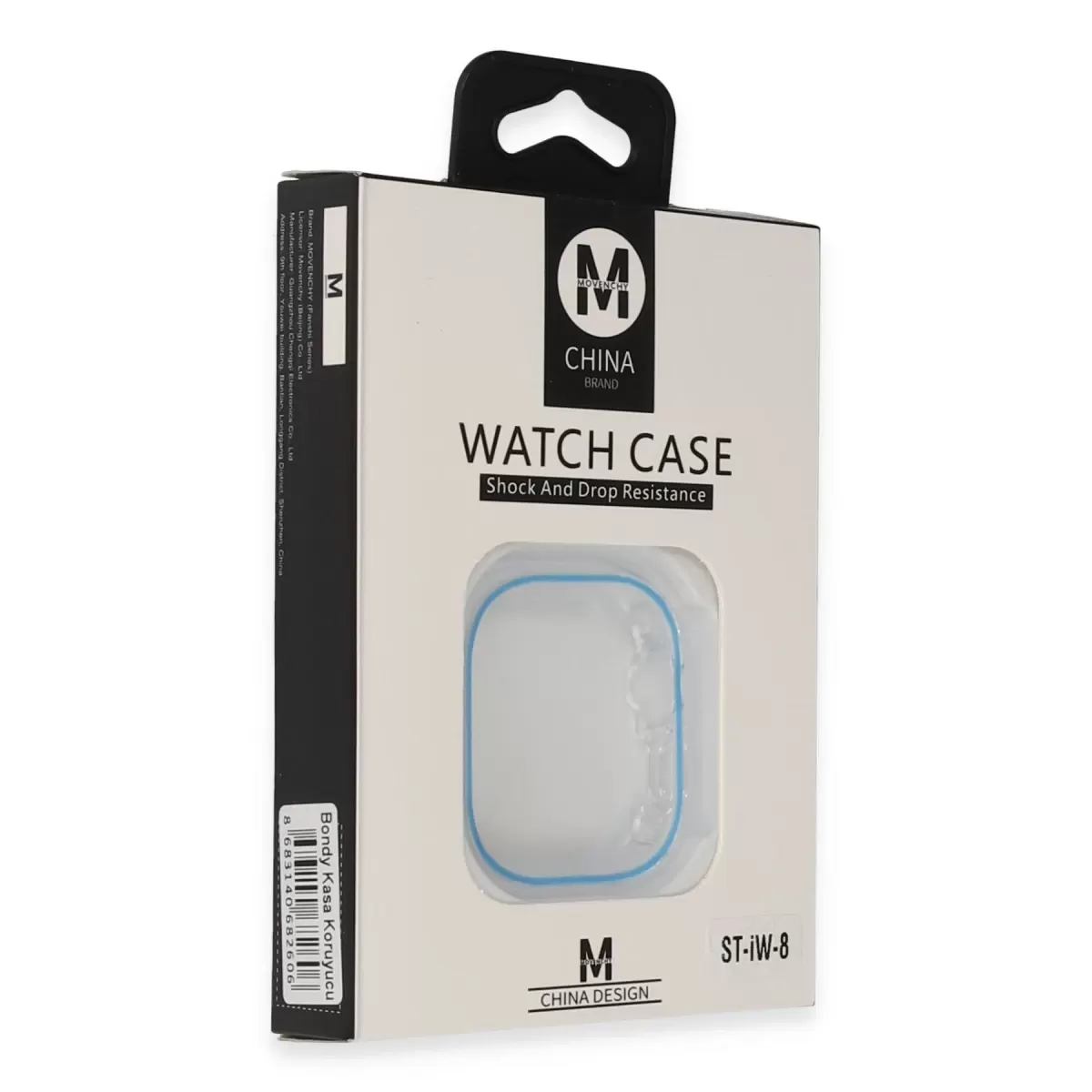 Movenchy Apple Watch Ultra 49mm Bondy Kasa Koruyucu - Mavi