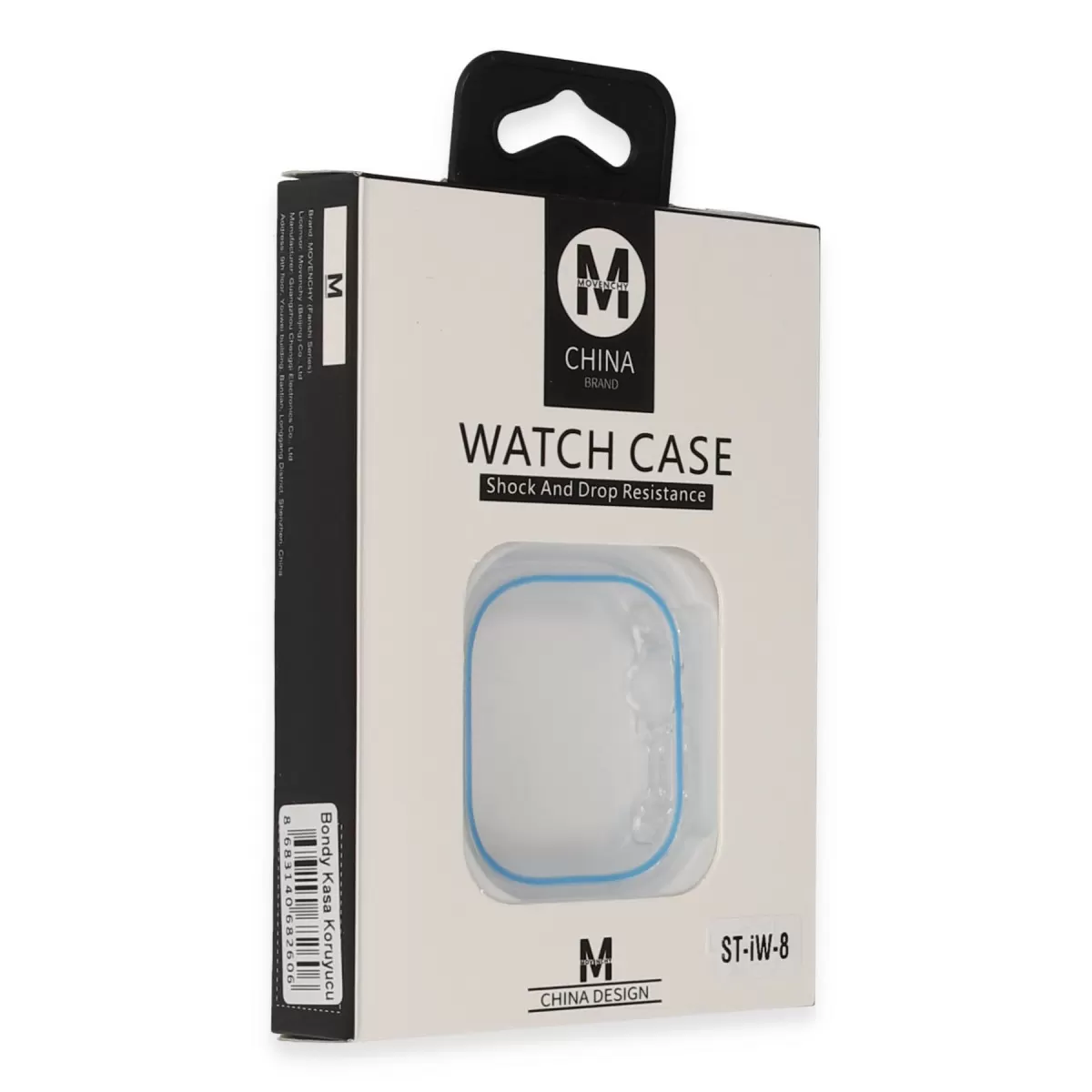 Movenchy Apple Watch Ultra 49mm Bondy Kasa Koruyucu - Mavi